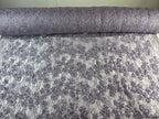 Tul Bordado Diseño Floral Con Lentejuela Color Mauve -HH198 — Palacio Glamour
