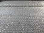Tul Bordado Con Textura De Flequillos en Lentejuela Color Hueso -HH209 — Palacio Glamour