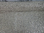 Tul Bordado Con Flores 3d, Lentejuela, Chaquira Y Canutillo Color Plata -HH226 — Palacio Glamour