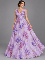 Tul bordado color lila H224 — Palacio Glamour