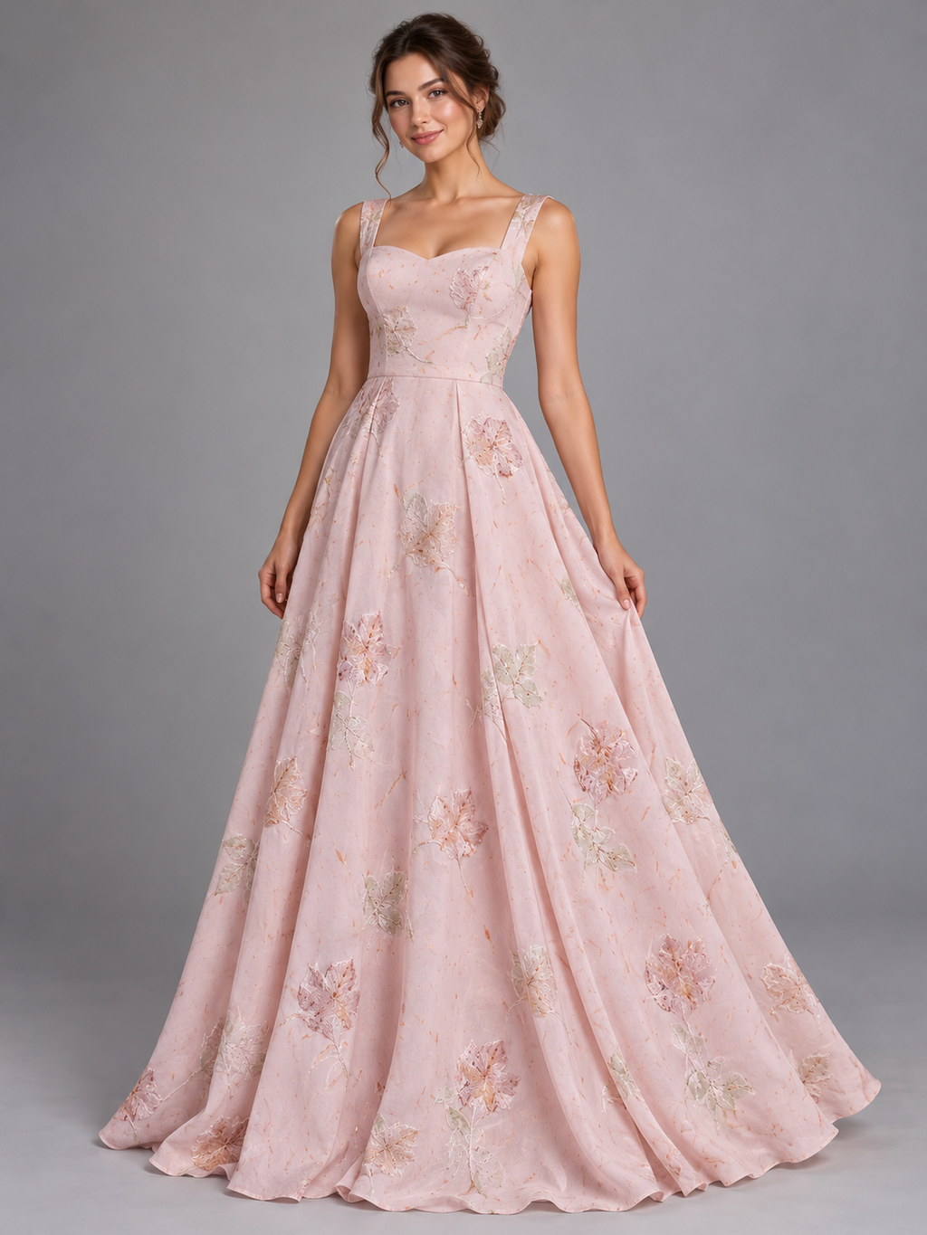 Tul bordado color rosa H190 — Palacio Glamour