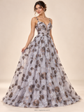 Tul bordado color cobre A654 — Palacio Glamour