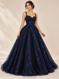Tul bordado color rey A966 — Palacio Glamour