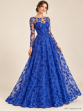 Tul bordado color azul rey H081 — Palacio Glamour
