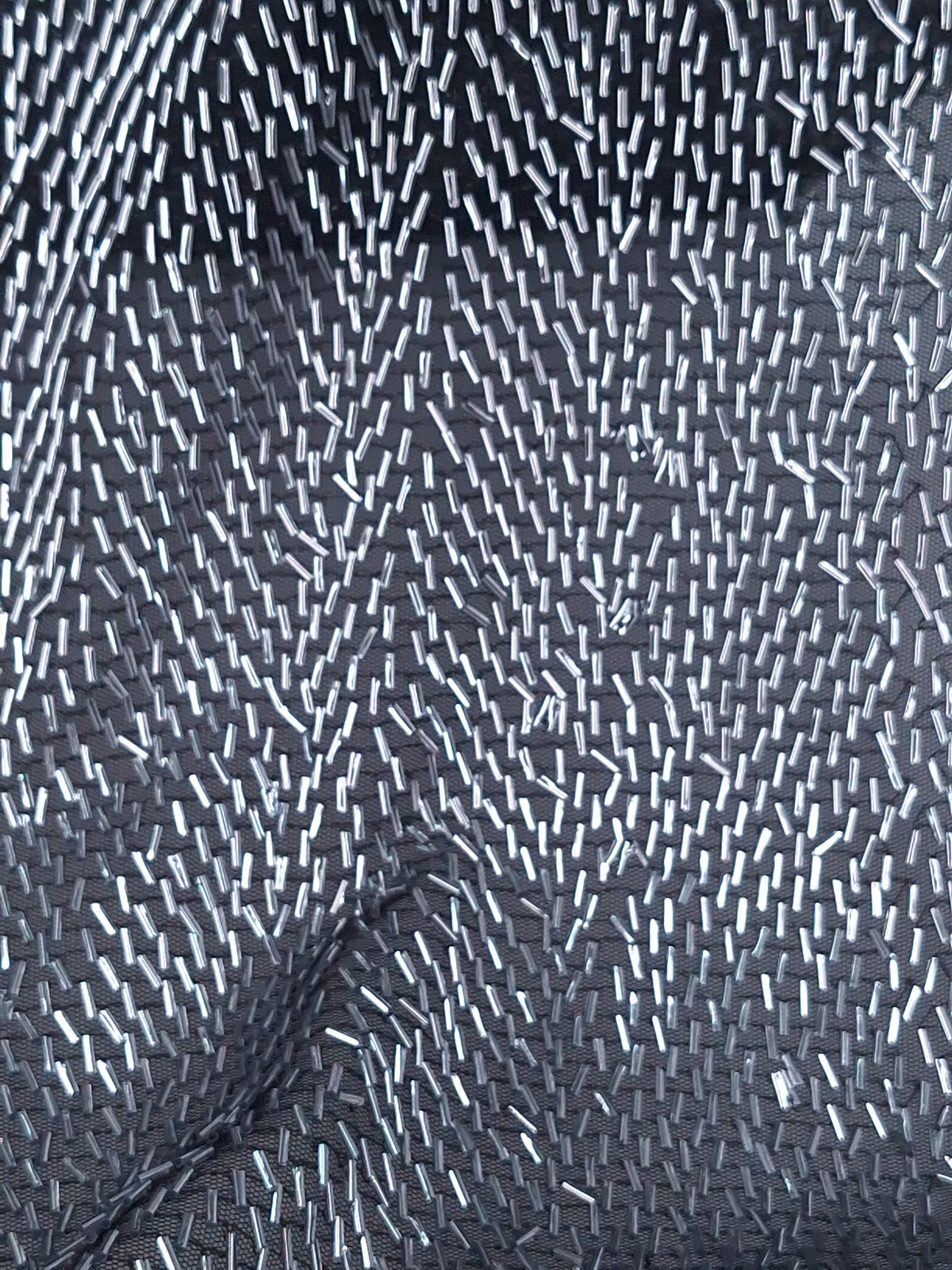 Tul bordado color plata H034 — Palacio Glamour