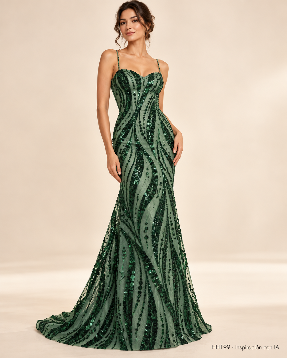 Fiesta Lentejuela Color Ondas HH199 por metro — Palacio Glamour
