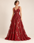 Tul Bordado HH252 por metro — Palacio Glamour