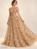 Tul Bordado HH76 por metro — Palacio Glamour