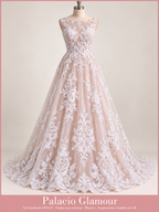 Tul bordado HH169 · Todos sus colores Blanco · Vestido de inspiración creado con IA