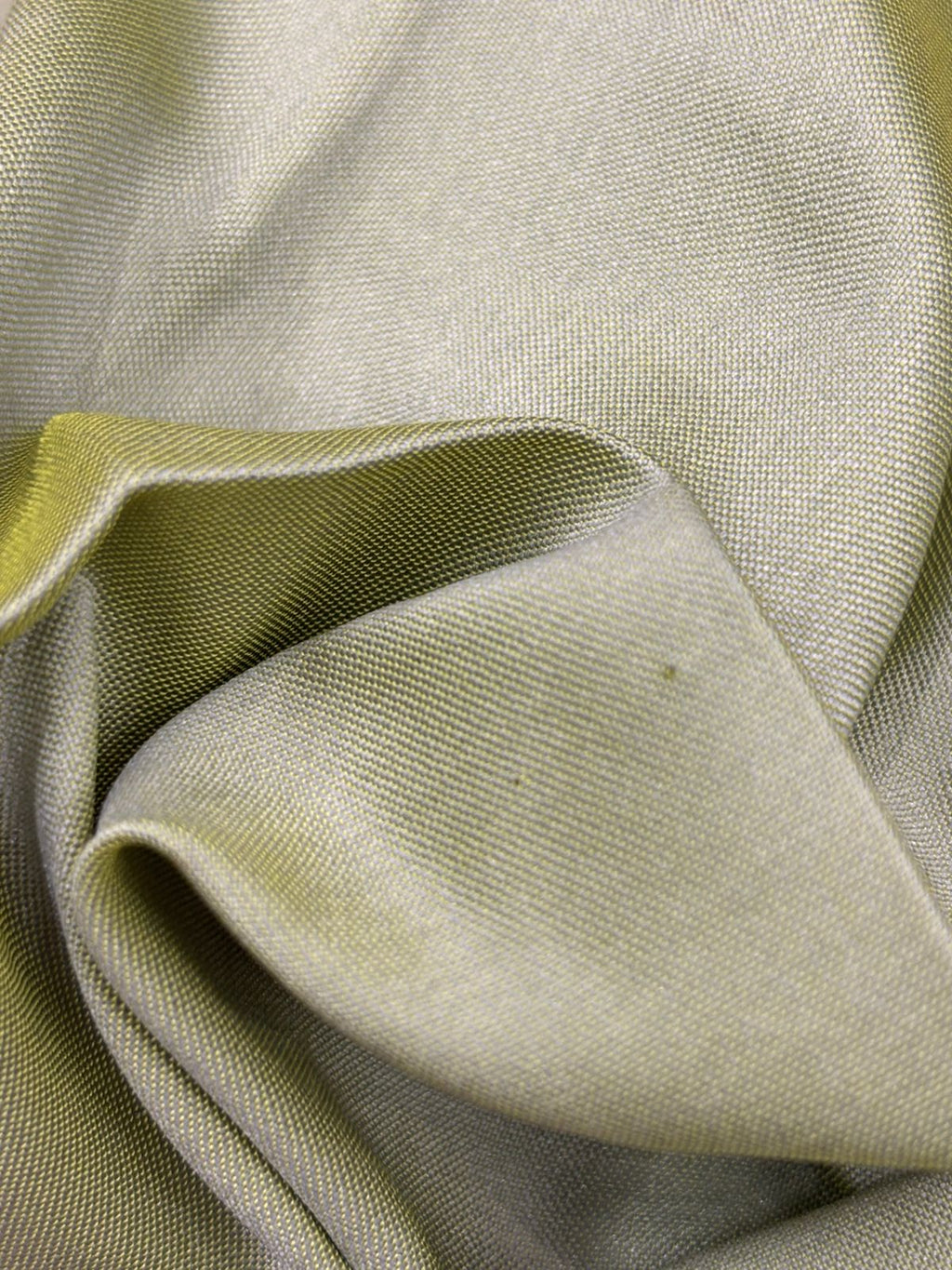 HH009 PISTACHE LIMON · Fotografía real de tela doble vista, cara B · Palacio Glamour
