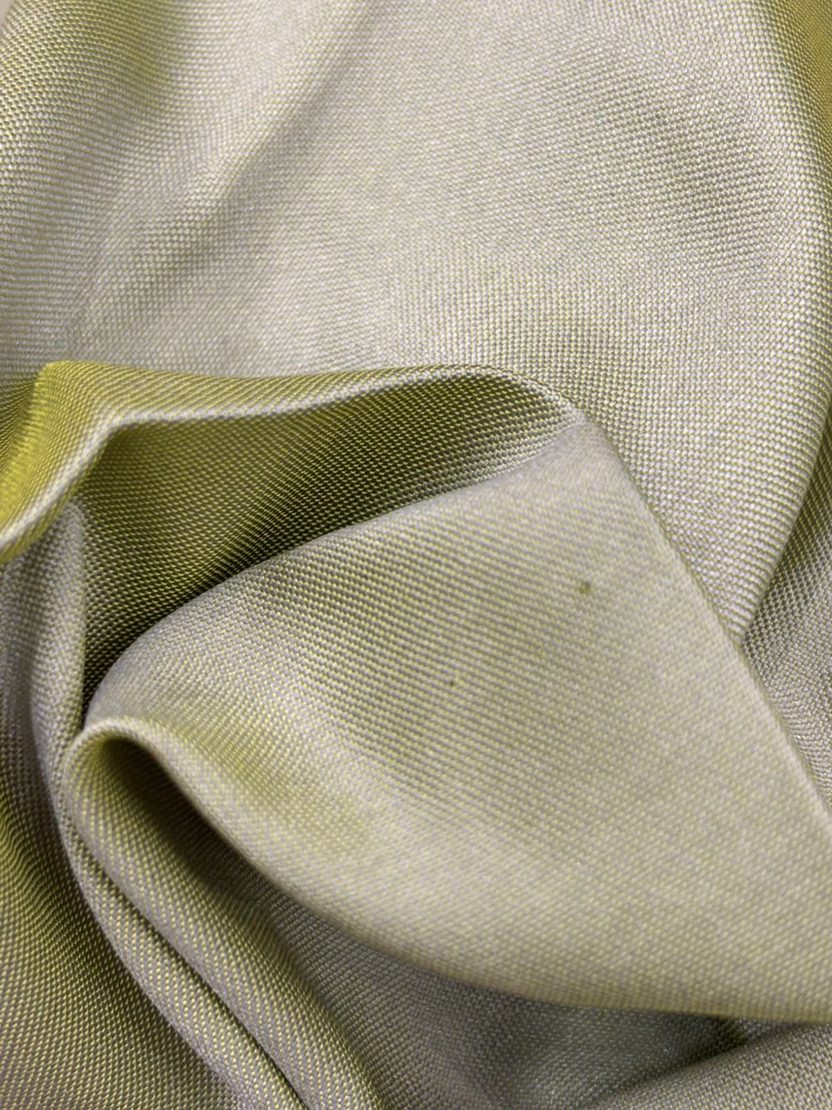 HH009 PISTACHE LIMON · Fotografía real de tela doble vista, cara B · Palacio Glamour