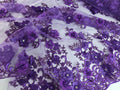 HH258 MORADO · Fotografía real de la tela · Palacio Glamour