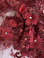 HH259 VINO · Fotografía real de la tela · Palacio Glamour