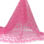 Tul bordado color rosa A164 — Palacio Glamour