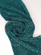 Tul bordado color jade A978 — Palacio Glamour