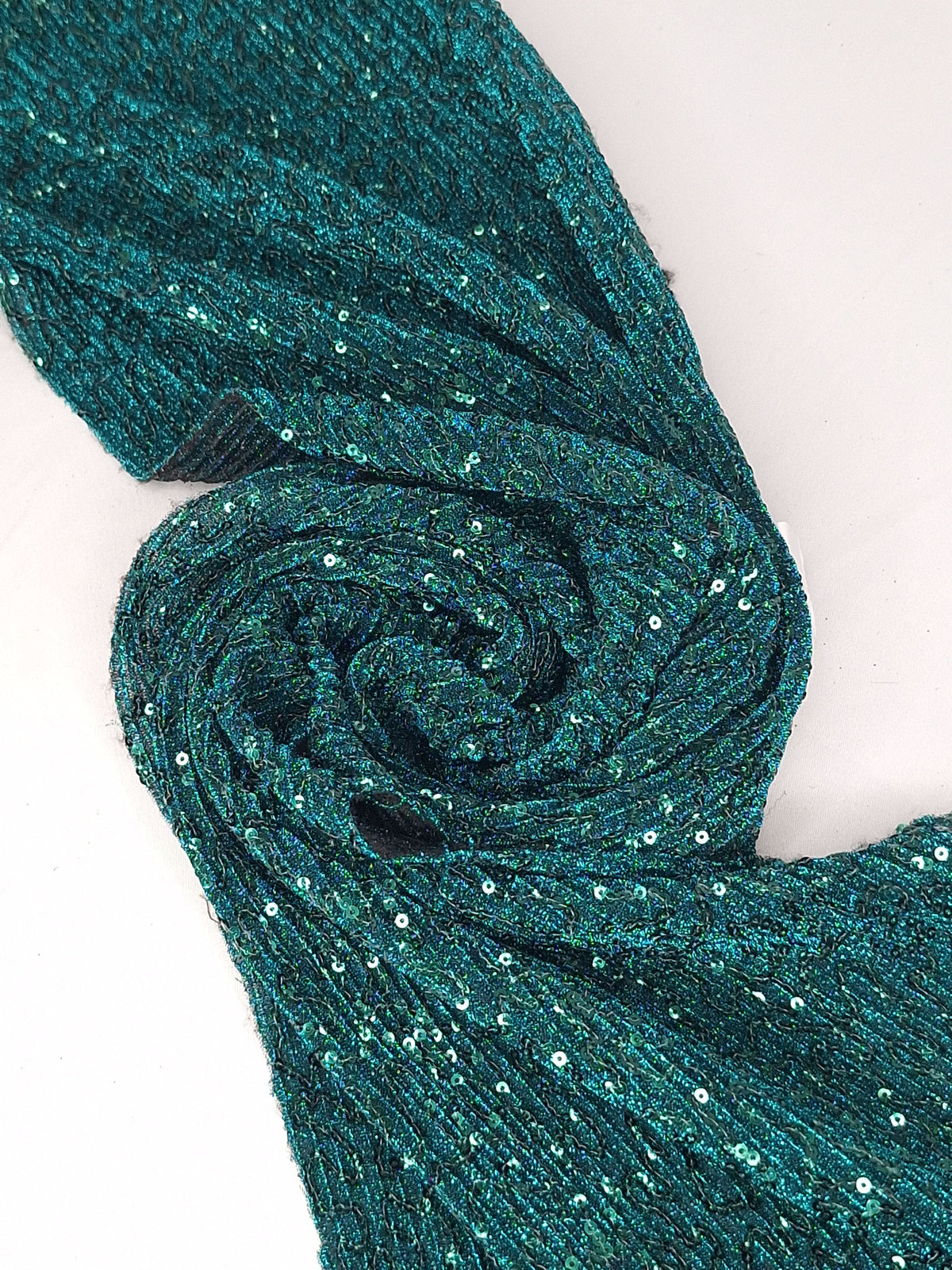 Tul bordado color jade A978 — Palacio Glamour