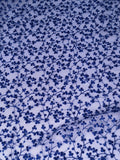 Tul bordado color azul marino H082 — Palacio Glamour