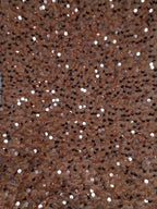 Tul bordado color cobre A789 — Palacio Glamour