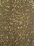 Tul bordado color oro A978 — Palacio Glamour