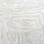 Tul bordado color blanco A154 — Palacio Glamour