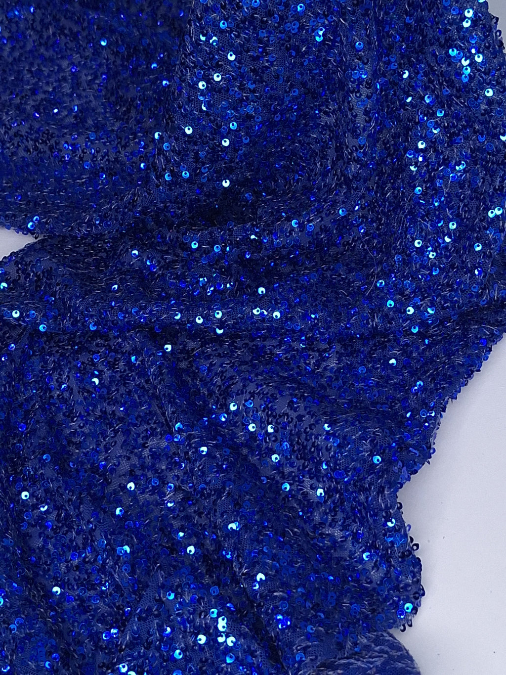 Tul bordado color azul rey A912 — Palacio Glamour