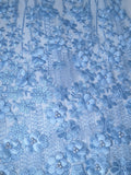 Tul bordado color cielo A928 — Palacio Glamour