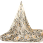 Tul bordado color oro A815 — Palacio Glamour