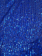 Tul bordado color azul rey A913 — Palacio Glamour