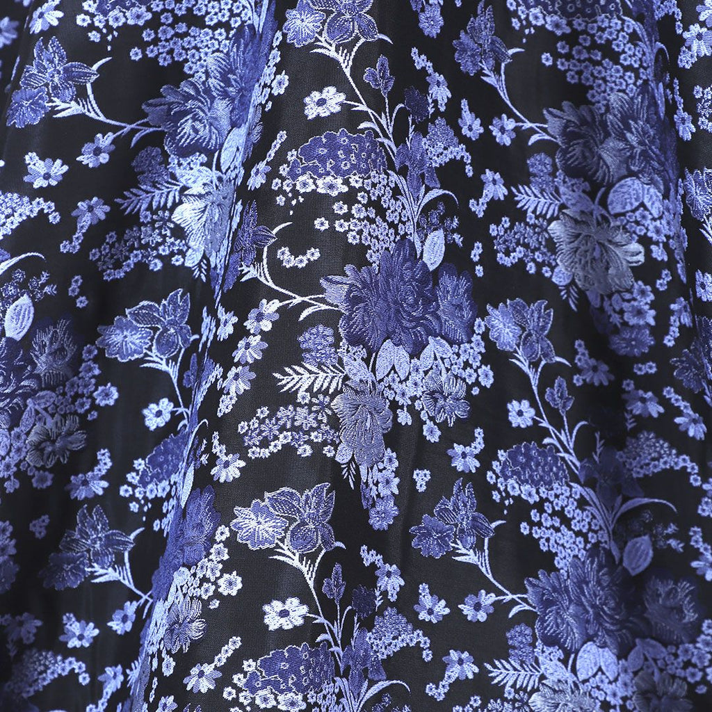 Tul bordado color azul A798 — Palacio Glamour