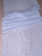 Tul bordado color blanco H093 — Palacio Glamour