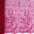 Tul bordado color fiusha A845 — Palacio Glamour