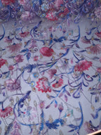 Tul bordado color Lila claro H074 — Palacio Glamour
