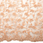 Tul bordado color durazno A787 — Palacio Glamour