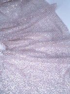 Tul bordado color palo de rosa A830 — Palacio Glamour