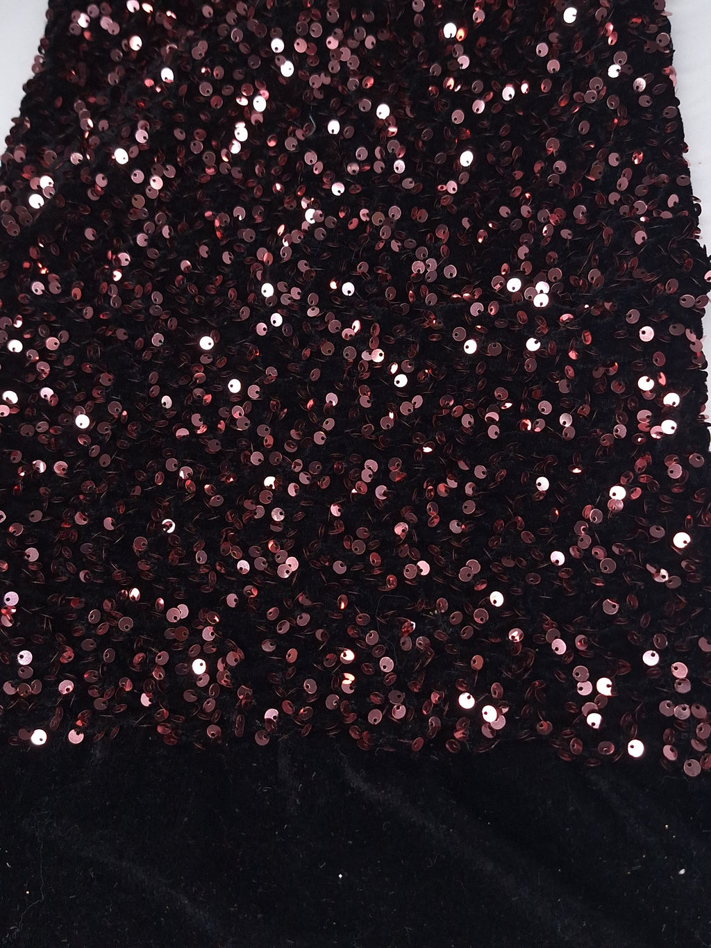 Tul bordado color negro palo de rosa a789 — Palacio Glamour