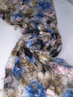 Tul bordado color azul A681 — Palacio Glamour