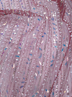 Tul bordado color vino H122 — Palacio Glamour