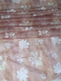 Tul bordado color palo de rosa H185 — Palacio Glamour