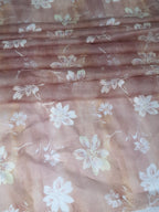 Tul bordado color palo de rosa H185 — Palacio Glamour