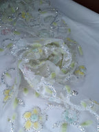 Tul bordado color verde H032 — Palacio Glamour