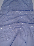 Tul bordado color azul rey A985 — Palacio Glamour