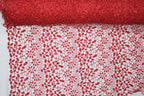 Tul bordado color rojo A241 — Palacio Glamour