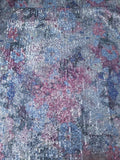Tul bordado color rosa gris A916 — Palacio Glamour