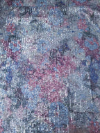 Tul bordado color rosa gris A916 — Palacio Glamour