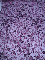 Tul bordado Floral con Glitter Color Lila Morado H036 — Palacio Glamour