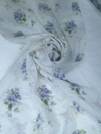 Tul bordado color azul H188 — Palacio Glamour