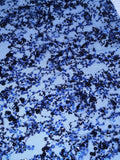 Tul bordado color azul marino A665 — Palacio Glamour