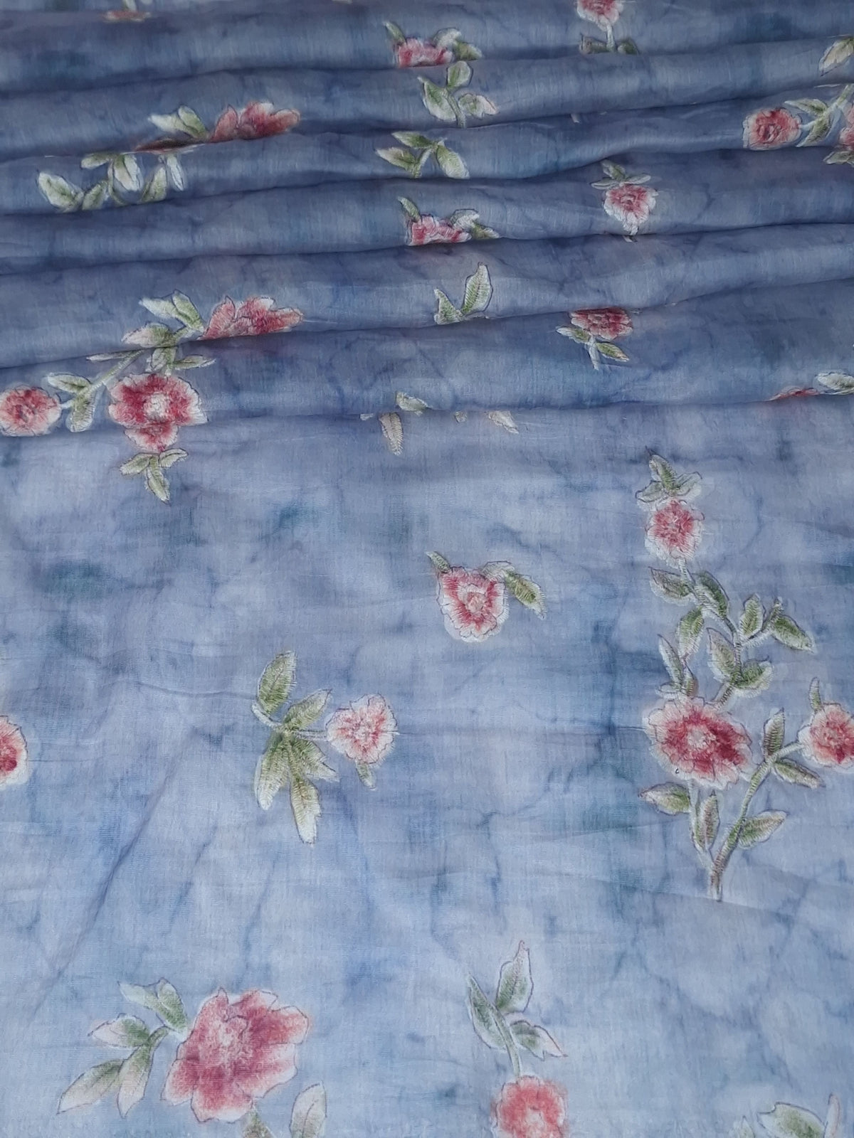 Tul bordado color plumbago H184 — Palacio Glamour