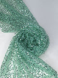 Tul bordado color Aqua A979 — Palacio Glamour