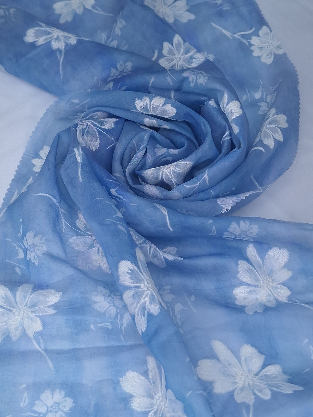 Tul bordado color plumbago H185 — Palacio Glamour